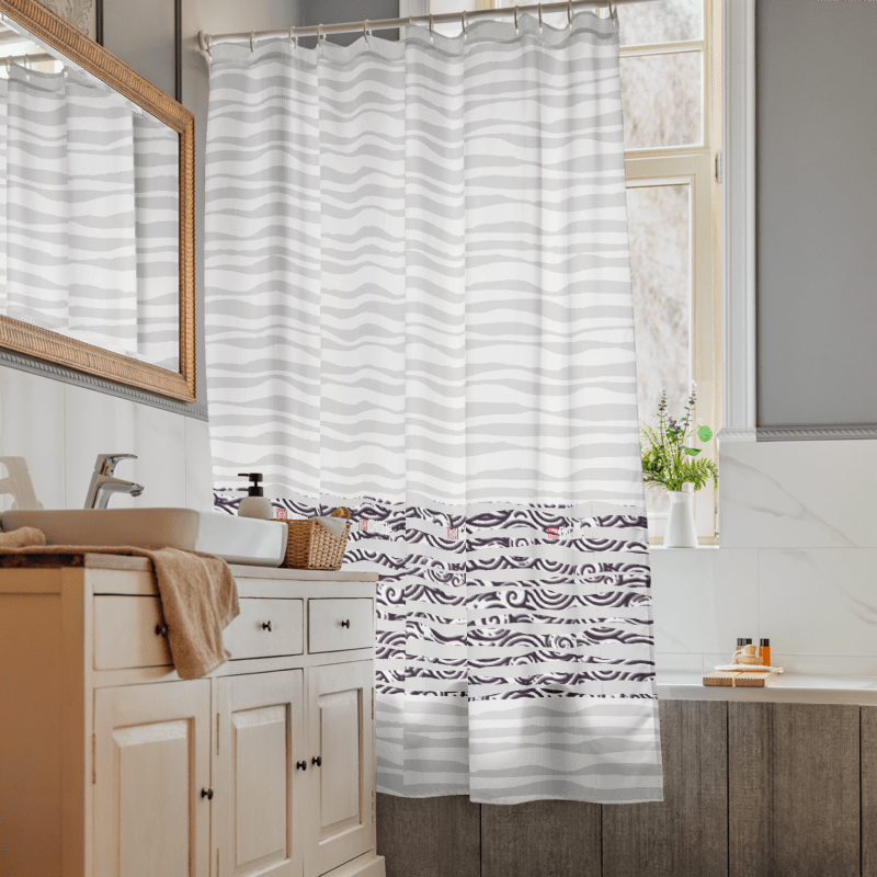 Foggy Shower curtain